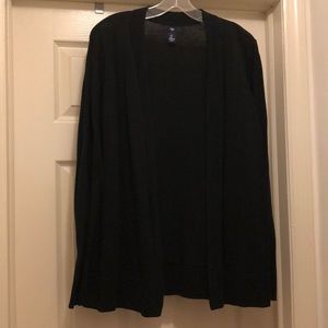 GAP black long sleeve cardigan